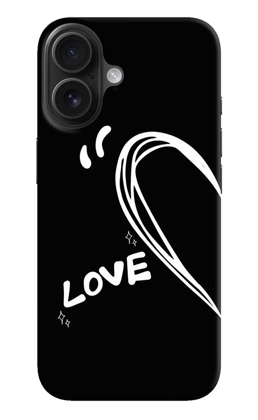 Love Line iPhone 16 Plus Hard Case Back Cover by Casekaro