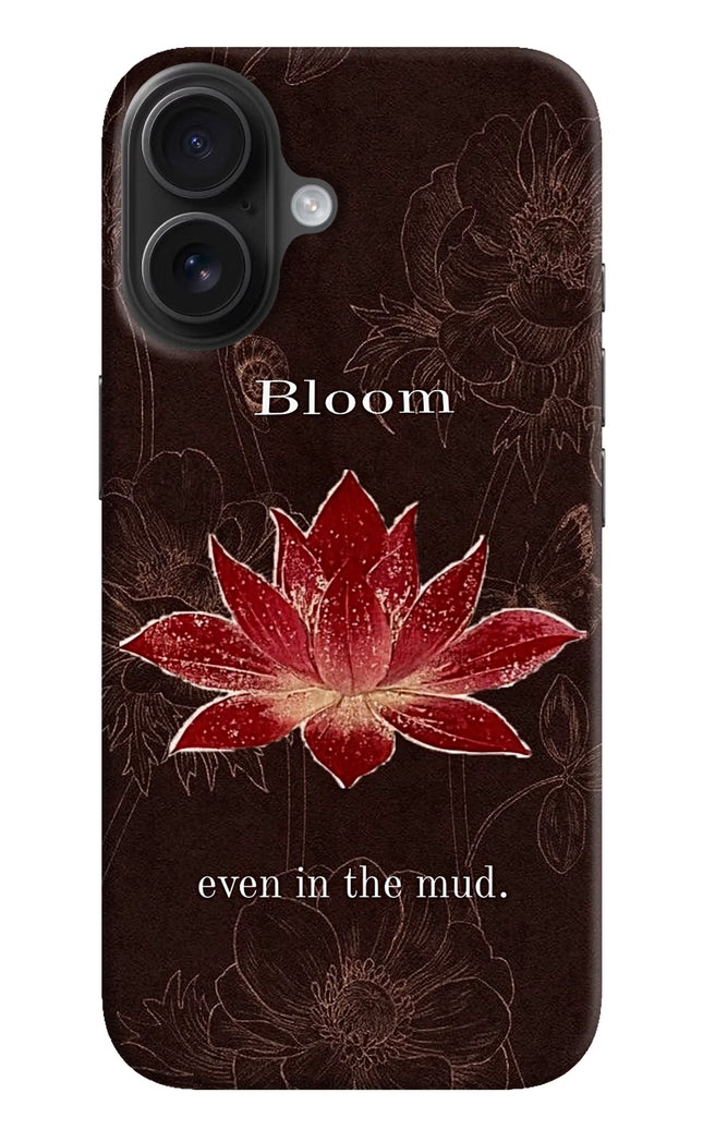 Bloom iPhone 16 Plus Hard Case Back Cover by Casekaro