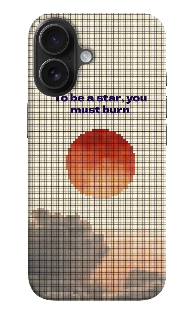 Pixel Sun iPhone 16 Plus Hard Case Back Cover by Casekaro