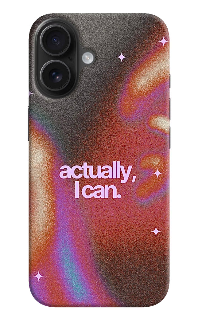 Pink Aura iPhone 16 Plus Hard Case Back Cover by Casekaro