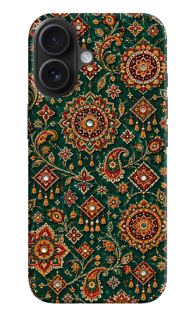 Green Pataka iPhone 16 Plus Hard Case Back Cover by Casekaro