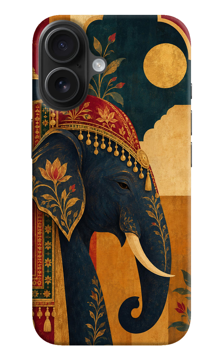 Royal Elephant iPhone 16 Plus Back Cover, Hard case