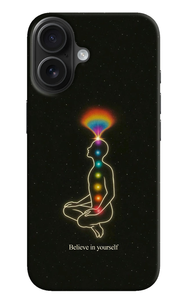 Believe in yourself iPhone 16 Plus Hard Case Back Cover by Casekaro