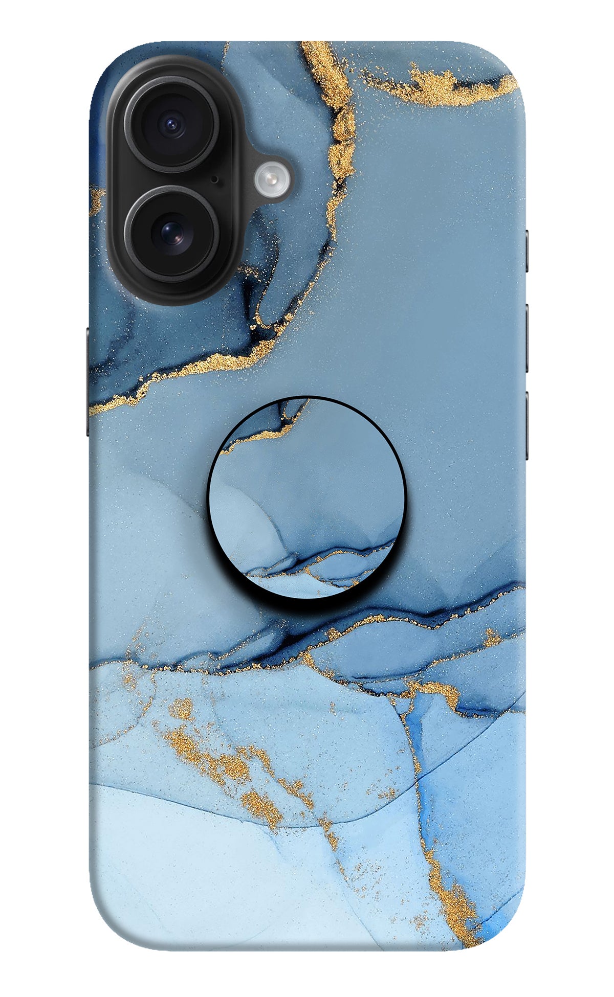 Blue Marble iPhone 16 Plus Pop Case