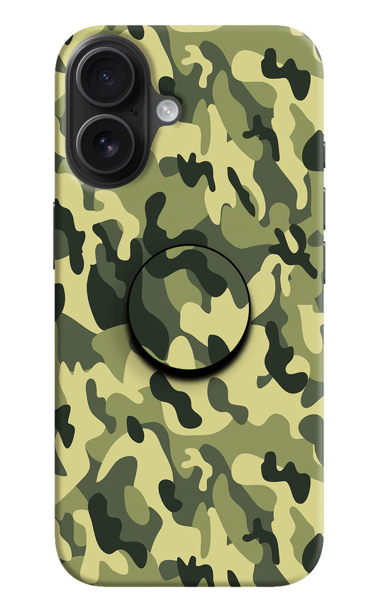 Camouflage iPhone 16 Plus Pop Case by Casekaro