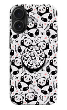 Cute Panda iPhone 16 Plus Pop Case by Casekaro