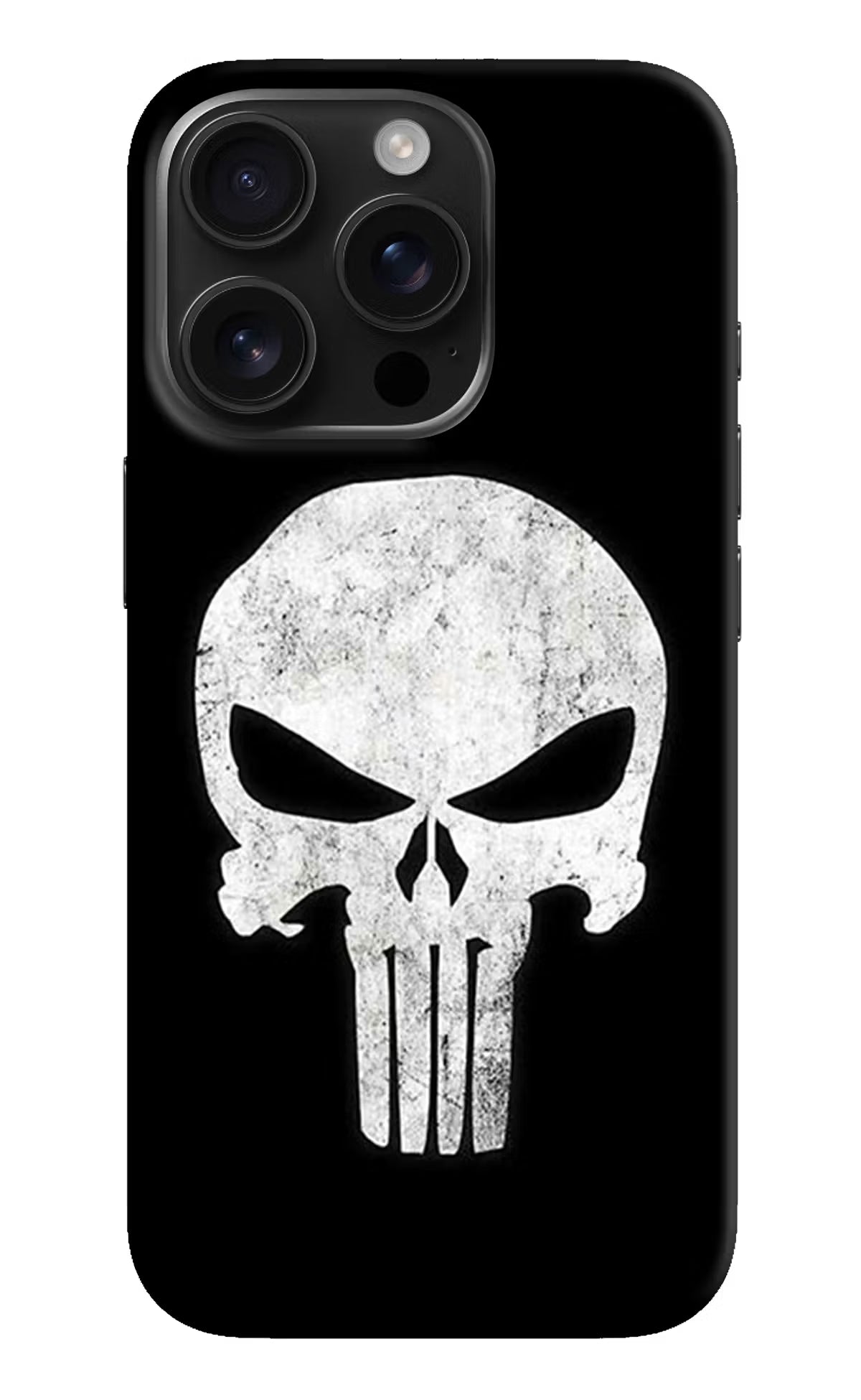 Punisher Skull iPhone 16 Pro Max Hard Case Back Cover by Casekaro