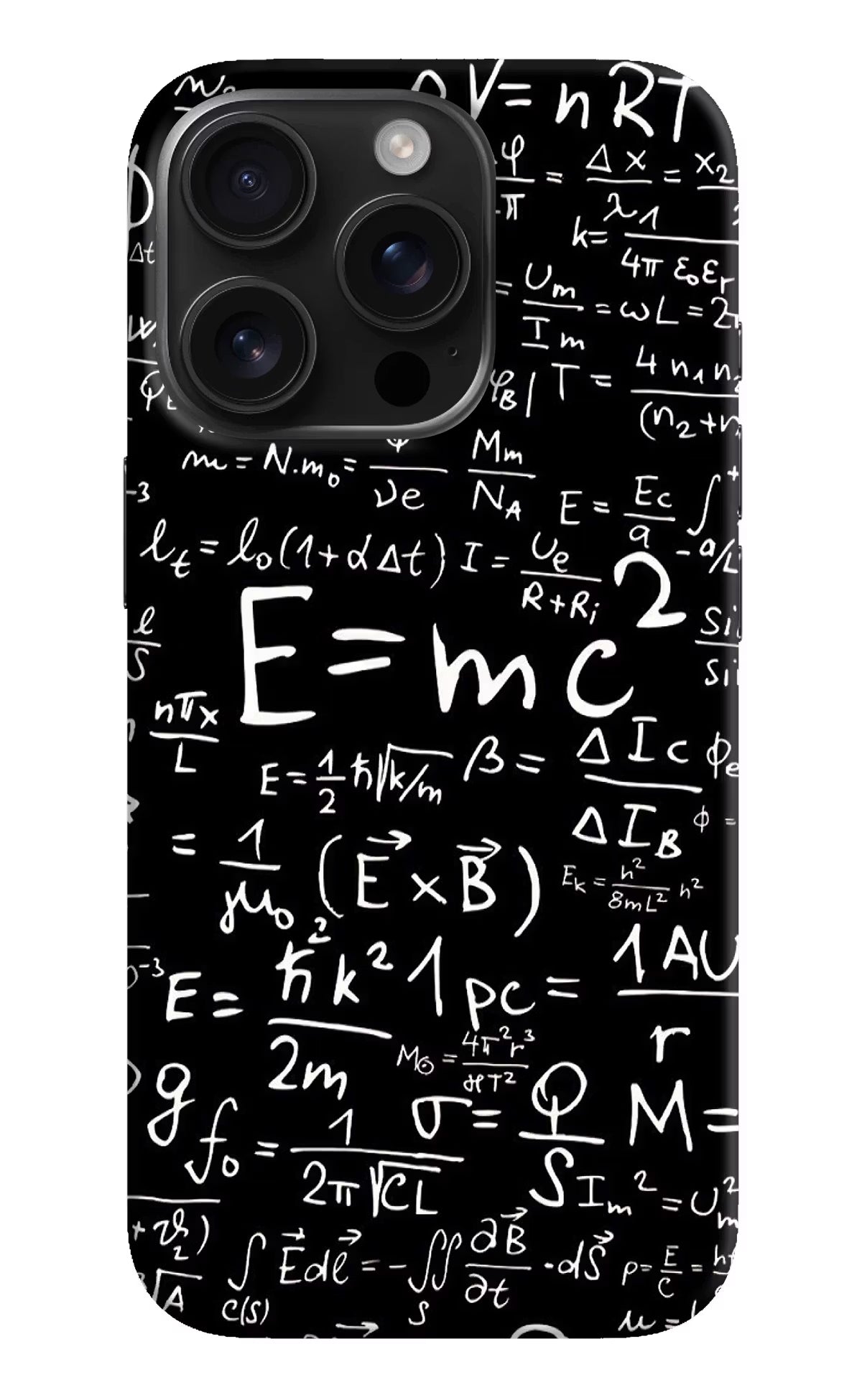 Physics Formula iPhone 16 Pro Max Hard Case Back Cover by Casekaro