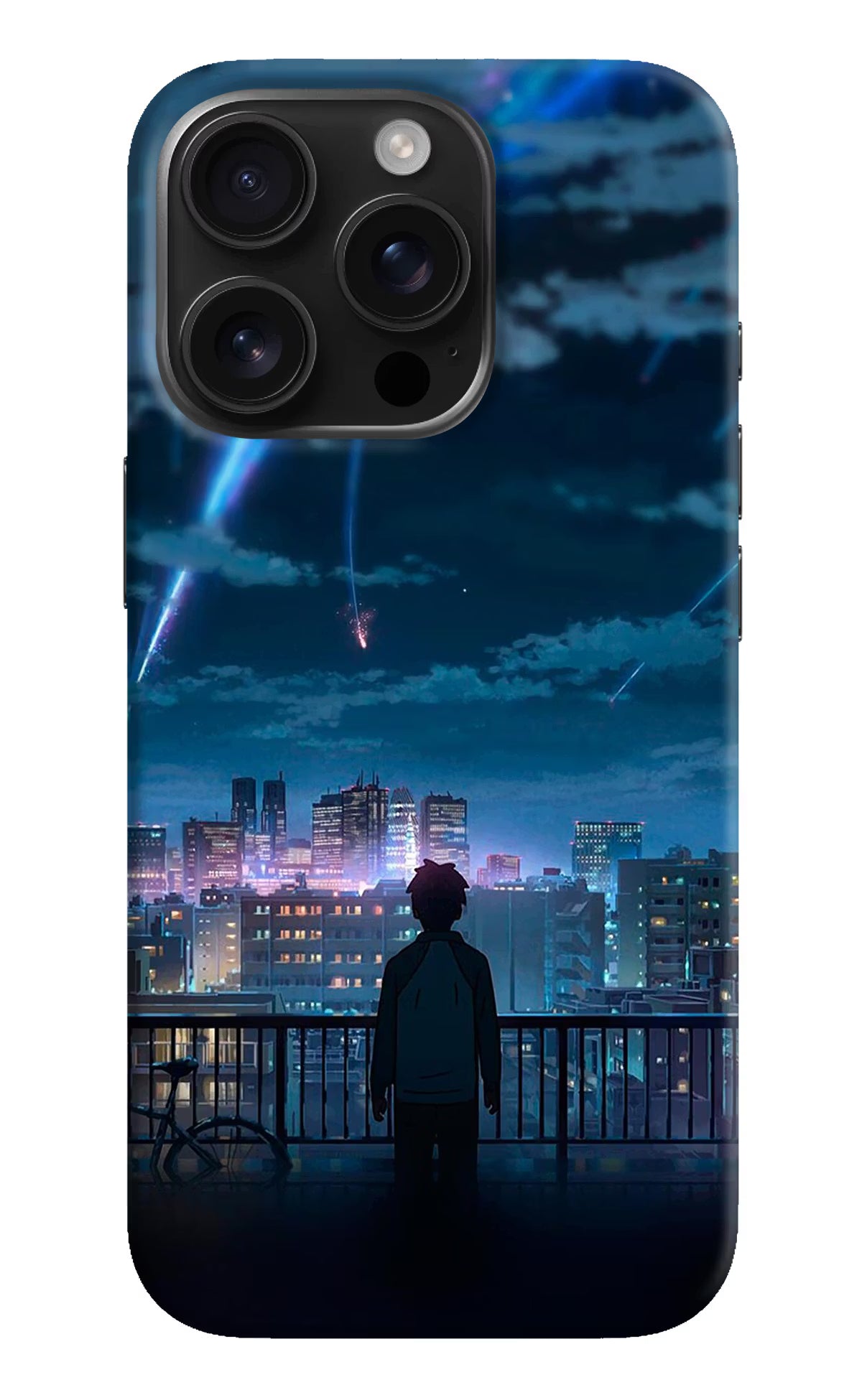 Anime iPhone 16 Pro Max Hard Case Back Cover by Casekaro