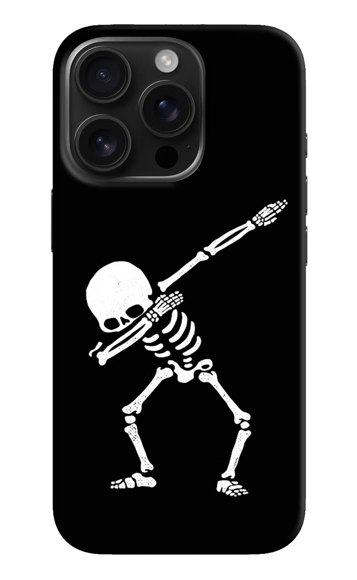 Dabbing Skeleton Art iPhone 16 Pro Max Hard Case Back Cover by Casekaro