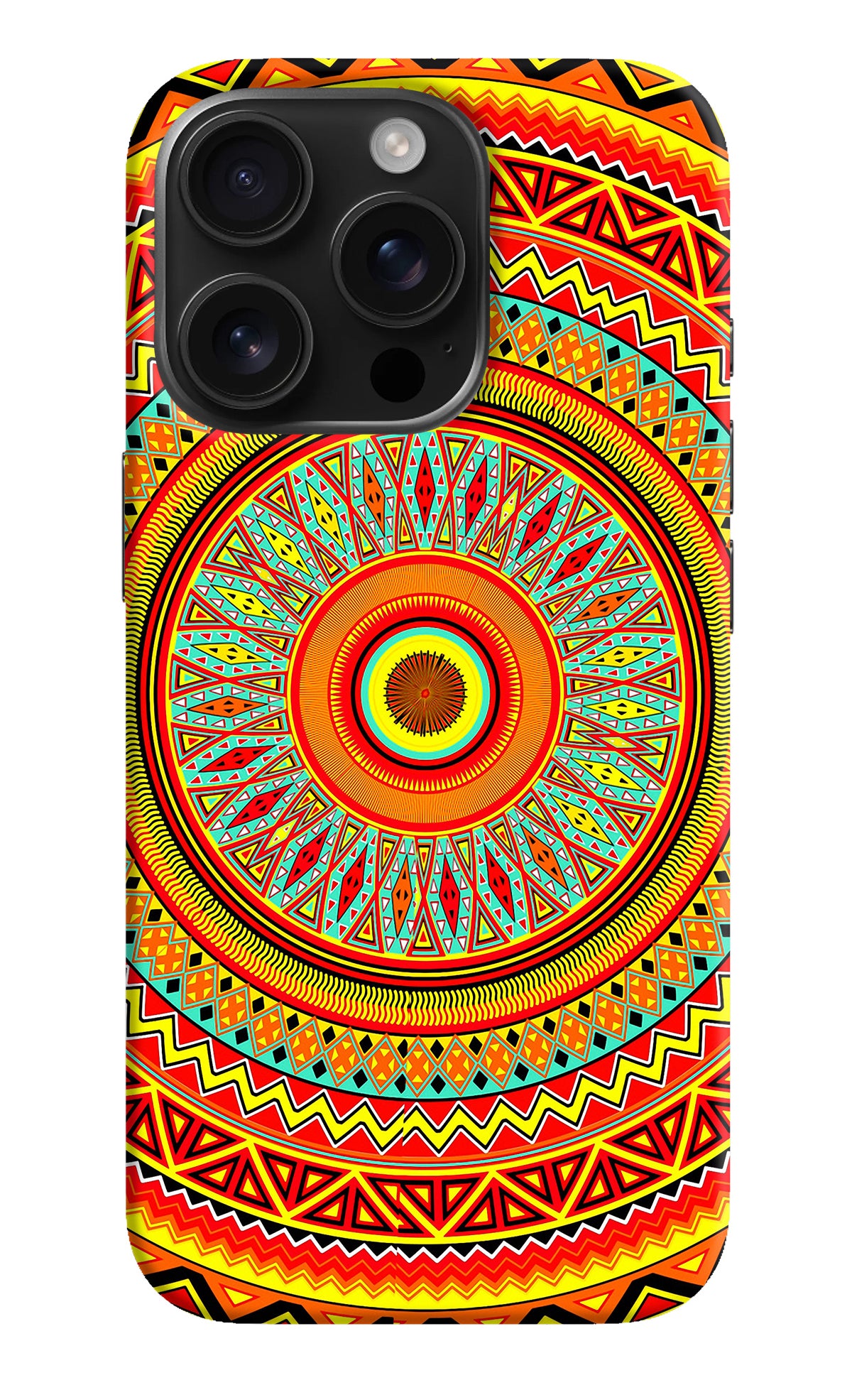 Mandala Pattern iPhone 16 Pro Max Back Cover