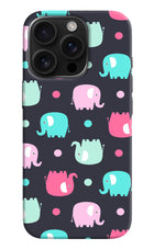Elephants iPhone 16 Pro Max Hard Case Back Cover by Casekaro