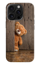 Teddy Wooden iPhone 16 Pro Max Hard Case Back Cover by Casekaro