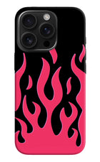 Fire Flames iPhone 16 Pro Max Hard Case Back Cover by Casekaro