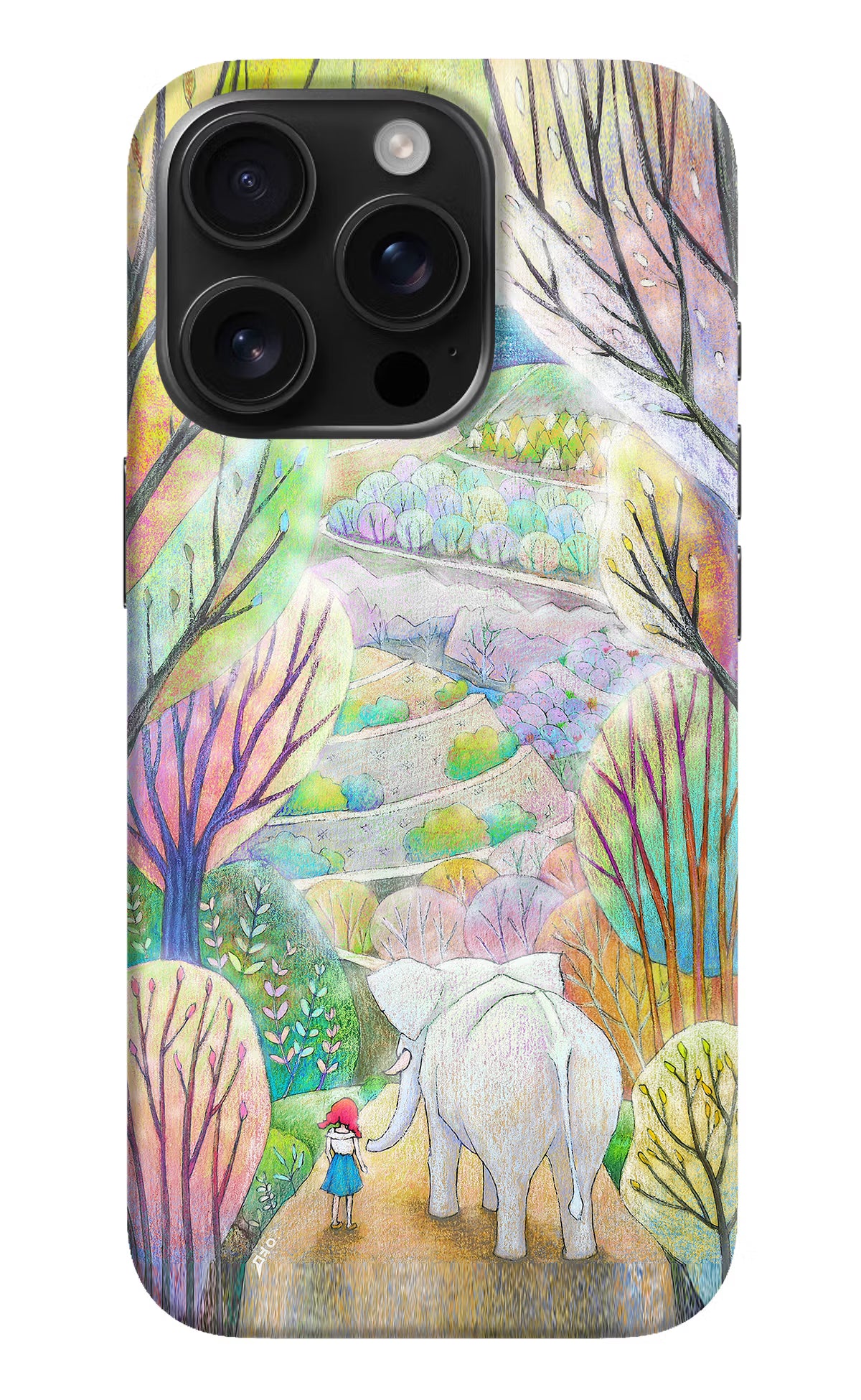 Nature Painting iPhone 16 Pro Max Hard Case Back Cover by Casekaro