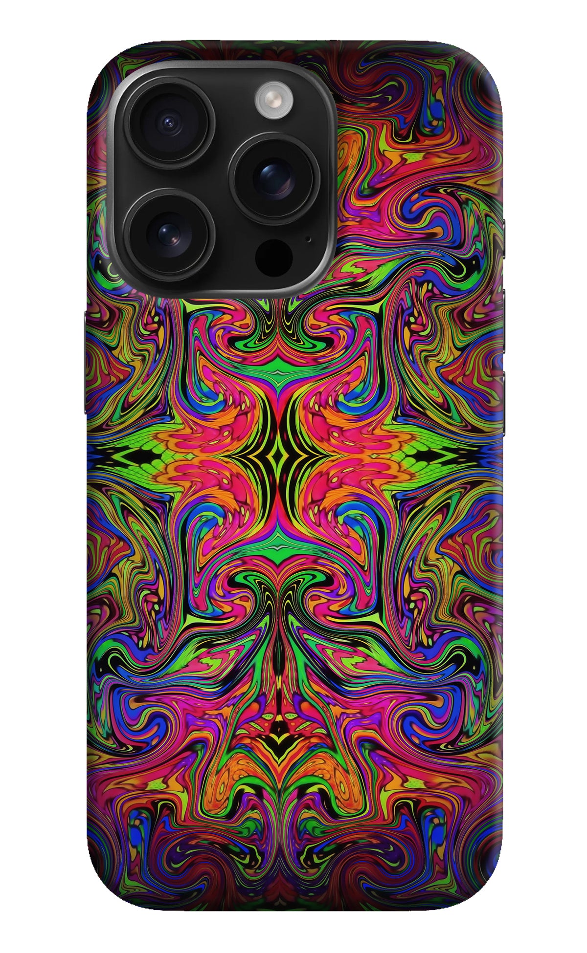 Psychedelic Art iPhone 16 Pro Max Back Cover