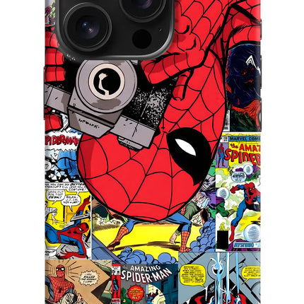 Spider Man iPhone 16 Pro Max Hard Case Back Cover by Casekaro