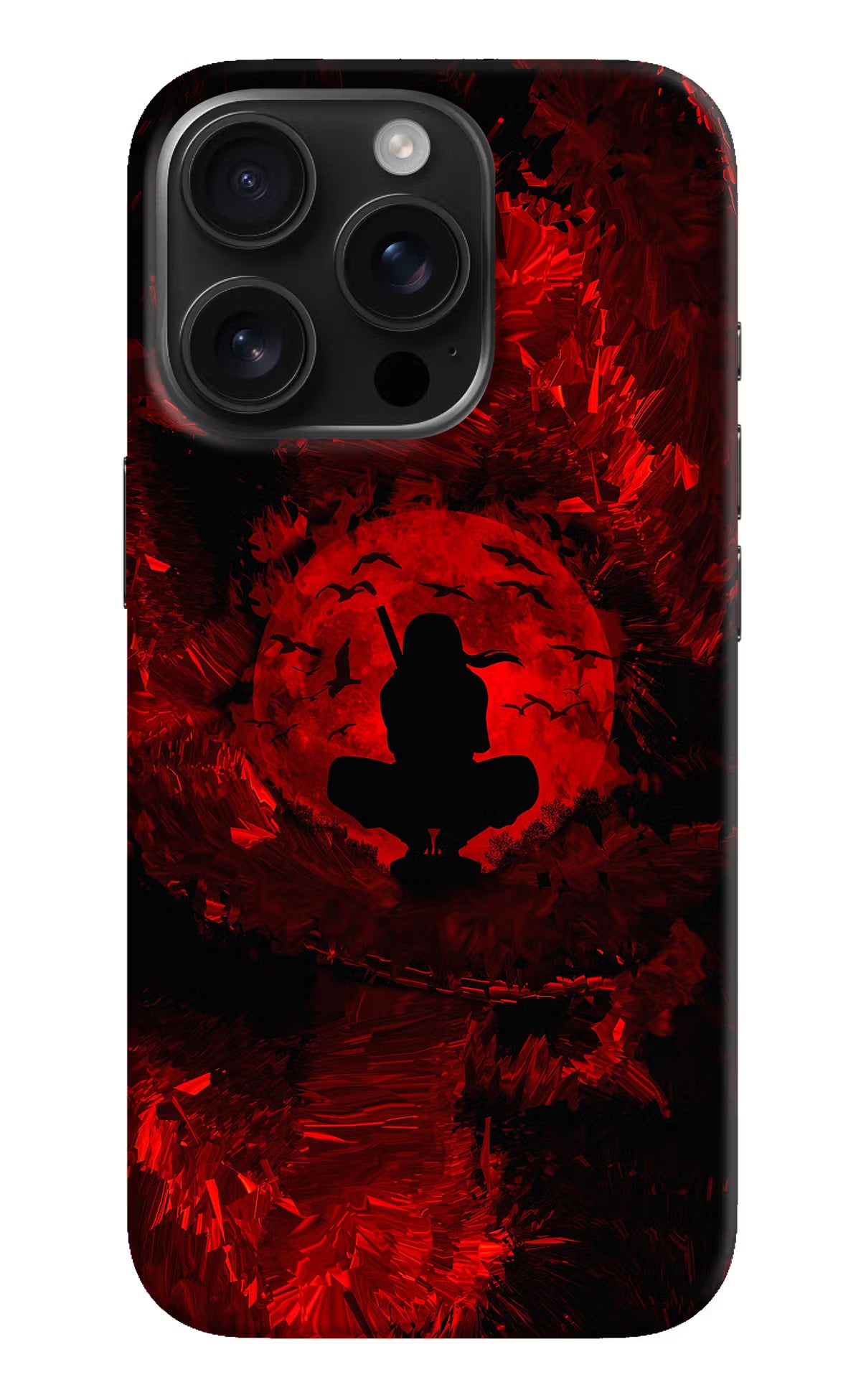 Itachi Uchiha iPhone 16 Pro Max Hard Case Back Cover by Casekaro