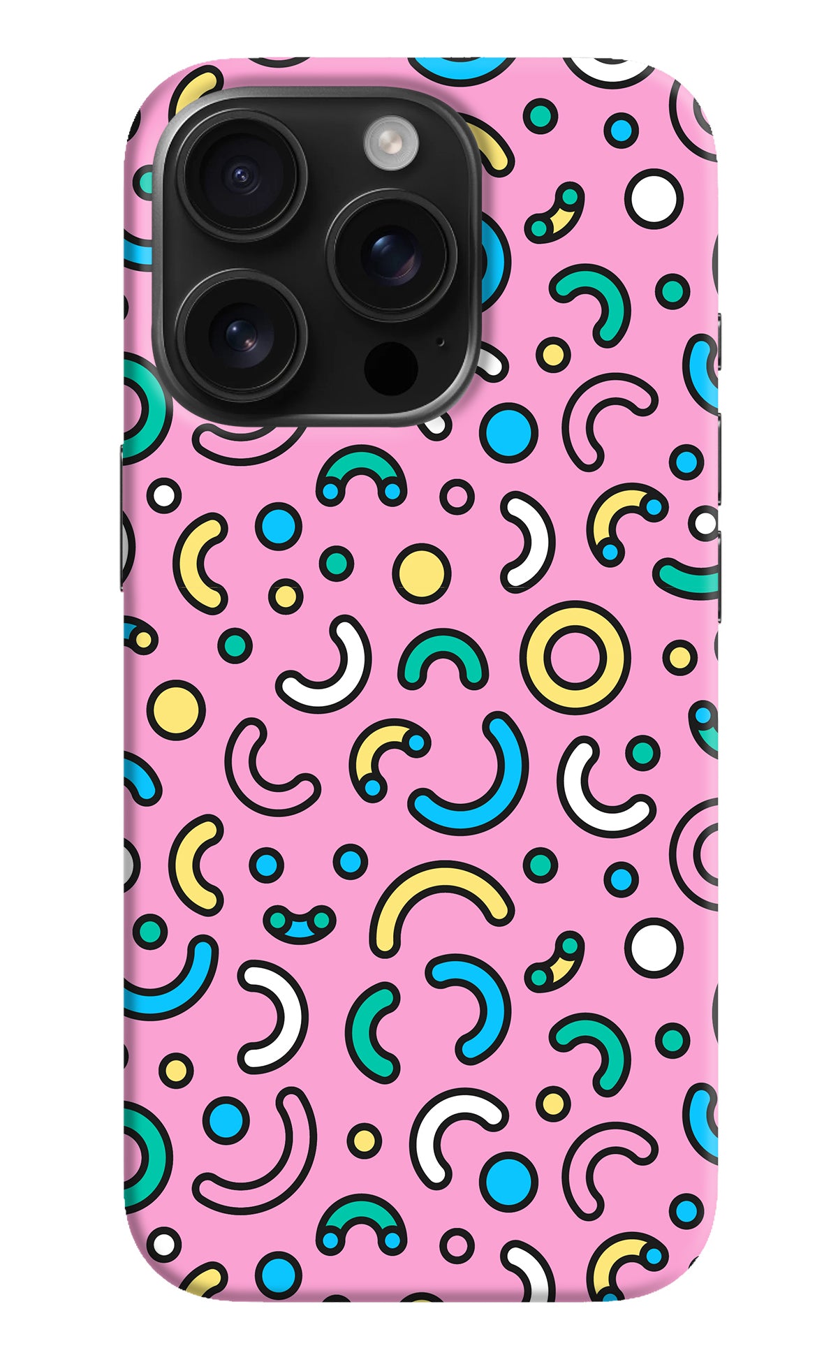 Memphis Design iPhone 16 Pro Max Back Cover