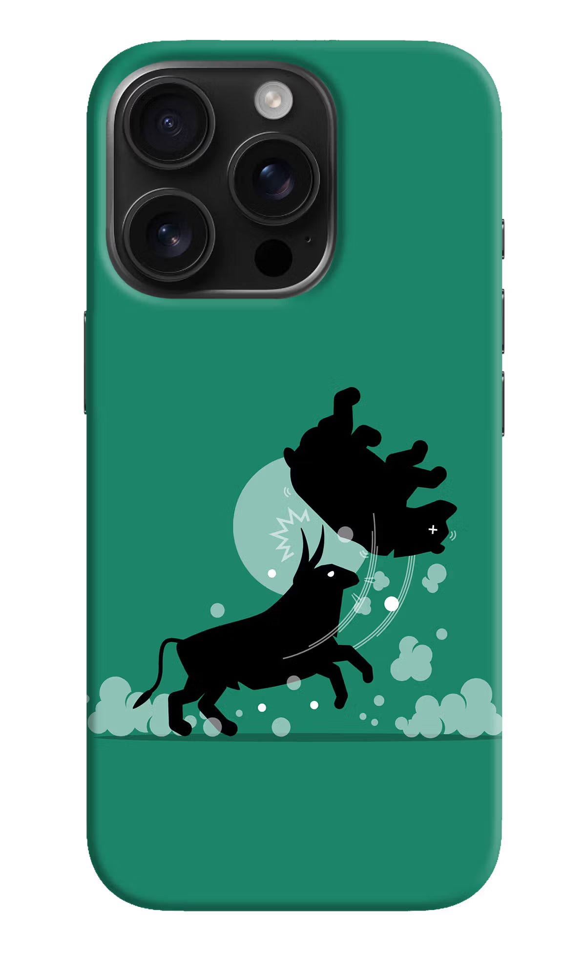 Bull Conqueror iPhone 16 Pro Max Hard Case Back Cover by Casekaro