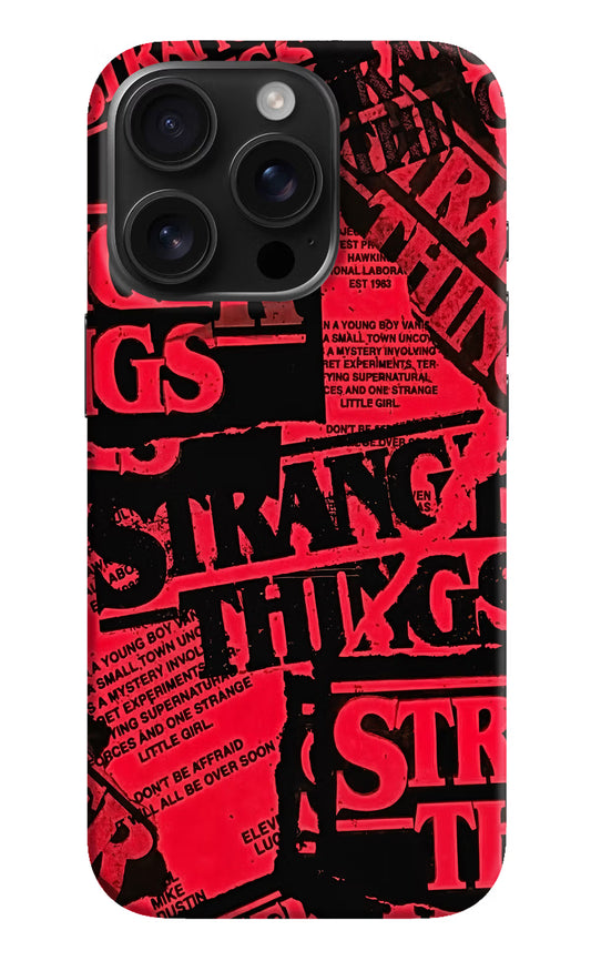 Ordinary Things iPhone 16 Pro Max Hard Case Back Cover by Casekaro