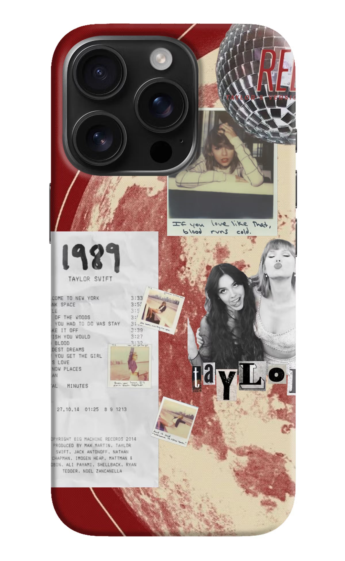 Taylor Swift iPhone 16 Pro Max Back Cover