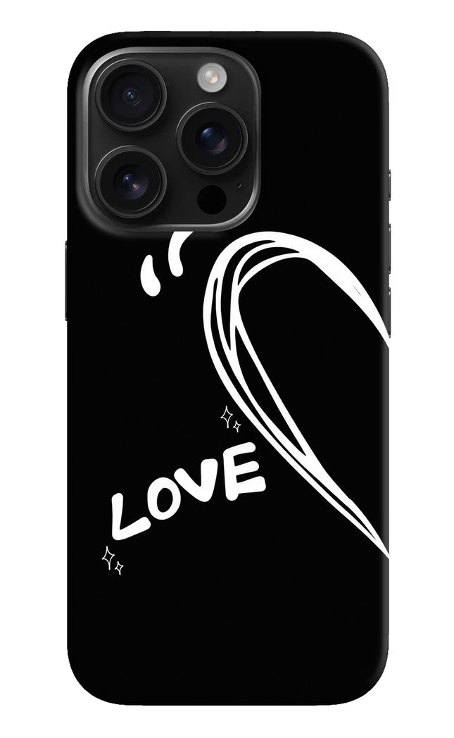 Love Line iPhone 16 Pro Max Hard Case Back Cover by Casekaro