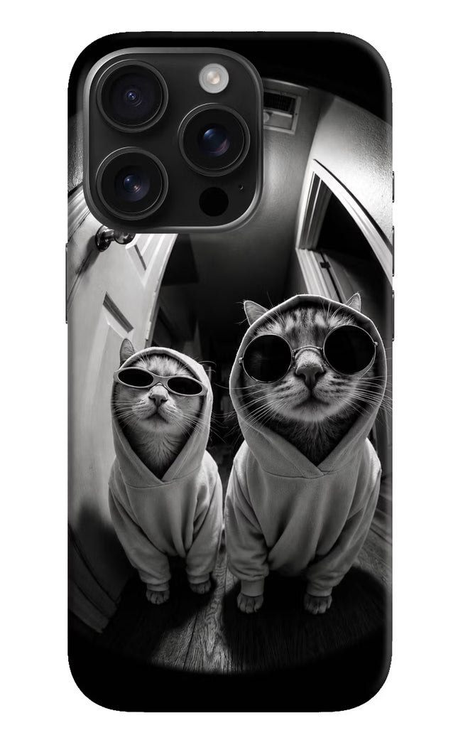 Hood Cats iPhone 16 Pro Max Hard Case Back Cover by Casekaro