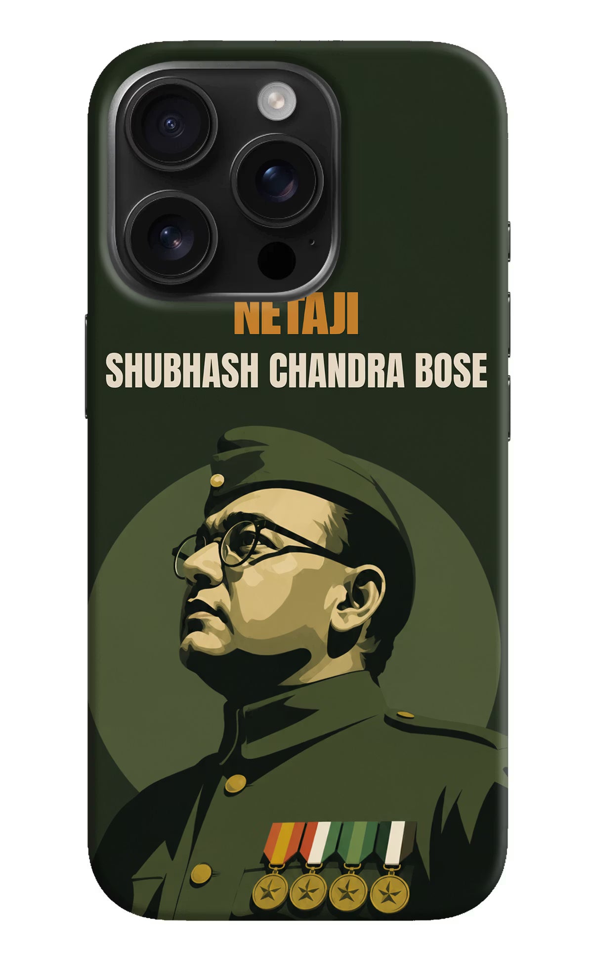 Netaji Legacy iPhone 16 Pro Max Back Cover