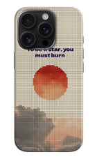 Pixel Sun iPhone 16 Pro Max Hard Case Back Cover by Casekaro