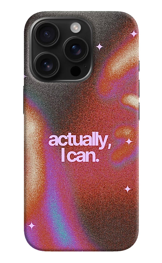 Pink Aura iPhone 16 Pro Max Hard Case Back Cover by Casekaro