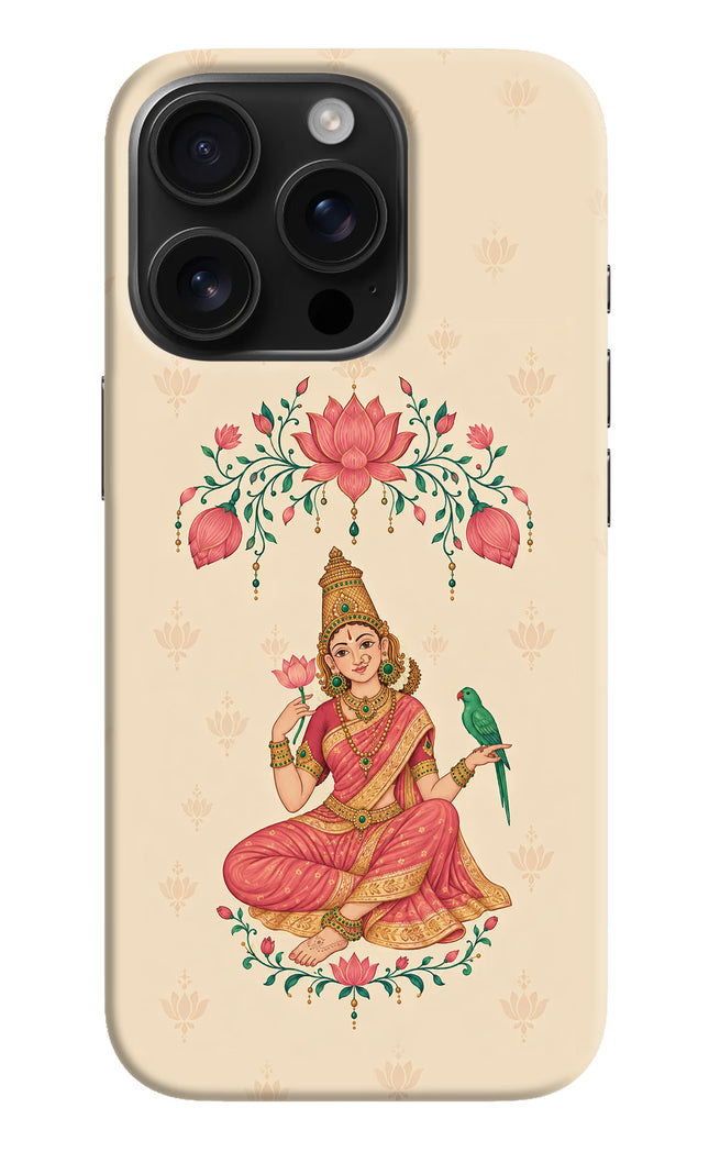 Goddess Lakshmi iPhone 16 Pro Max Hard Case Back Cover by Casekaro