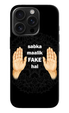 Sabka Malik Fake iPhone 16 Pro Max Hard Case Back Cover by Casekaro