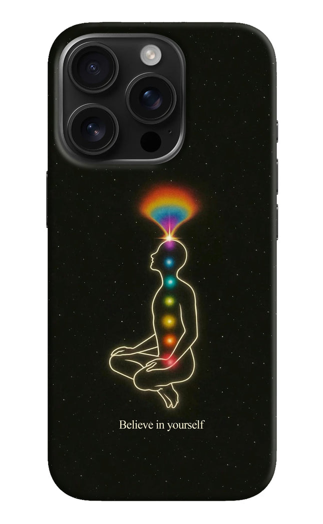 Believe in yourself iPhone 16 Pro Max Hard Case Back Cover by Casekaro