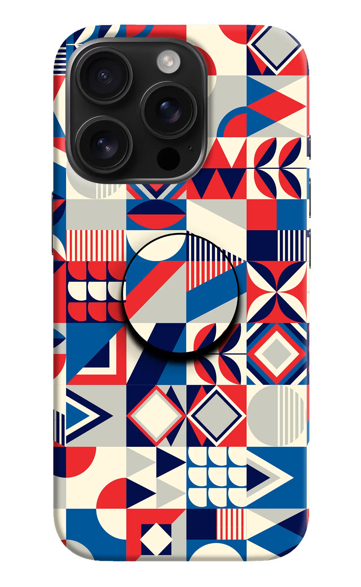 Colorful Pattern iPhone 16 Pro Max Pop Case by Casekaro