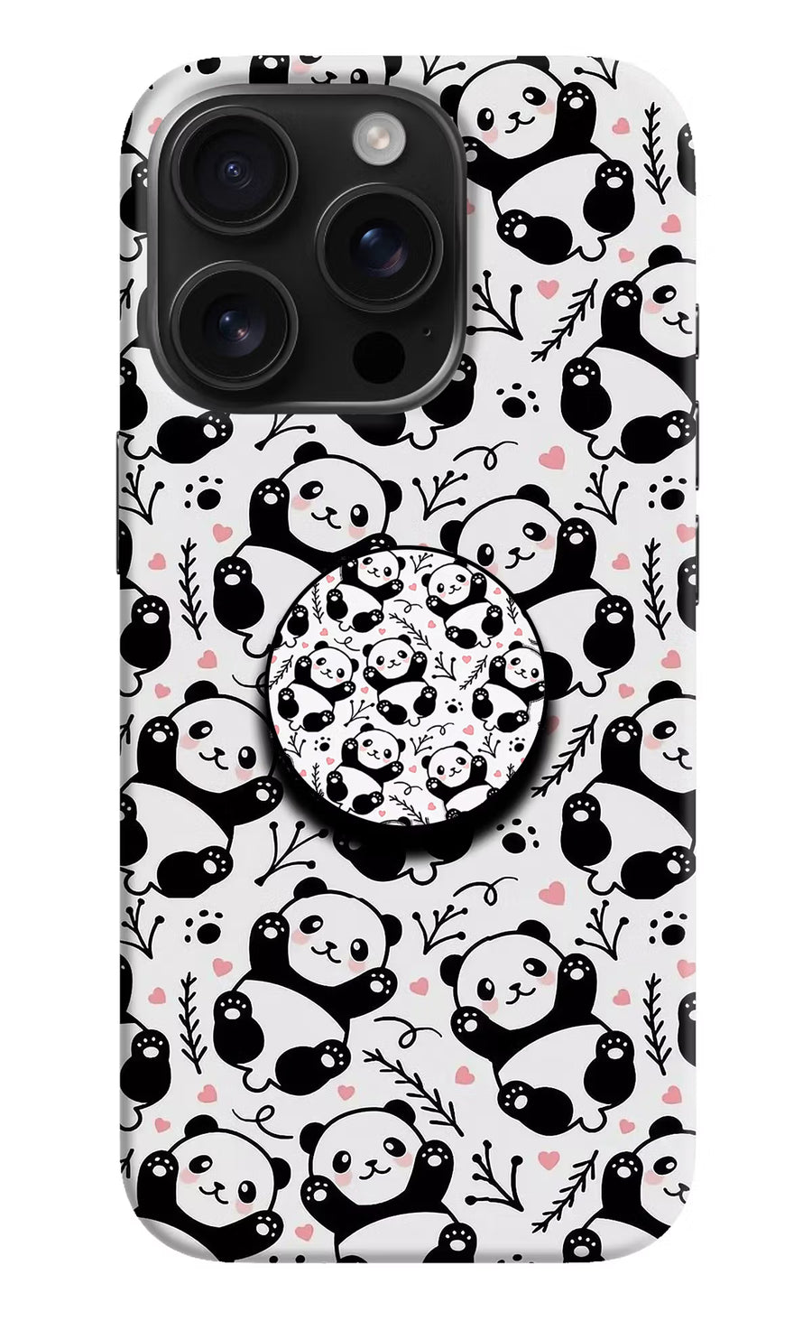 Cute Panda iPhone 16 Pro Max Pop Case, Hard case