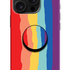 Rainbow iPhone 16 Pro Max Pop Case by Casekaro