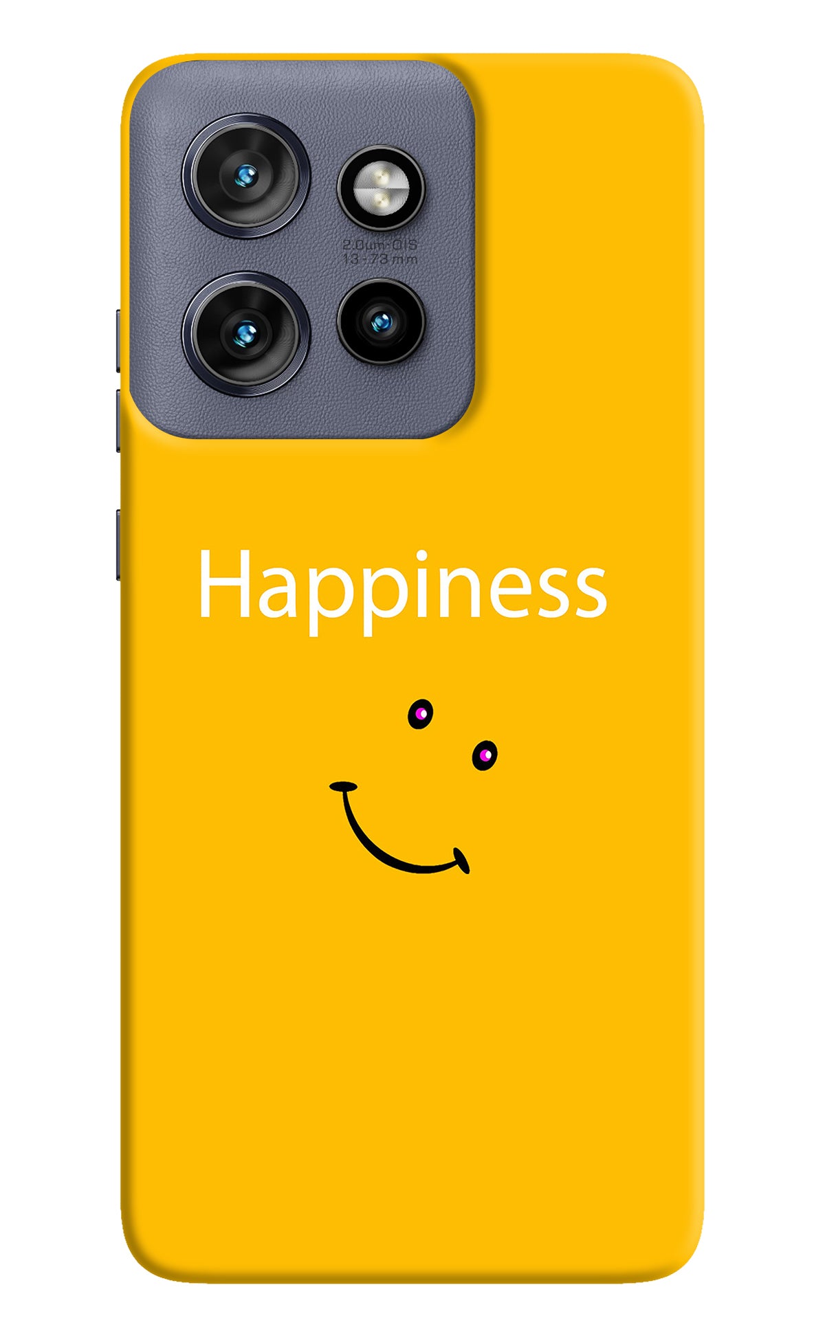 Happiness With Smiley Moto Edge 50 Neo Back Cover