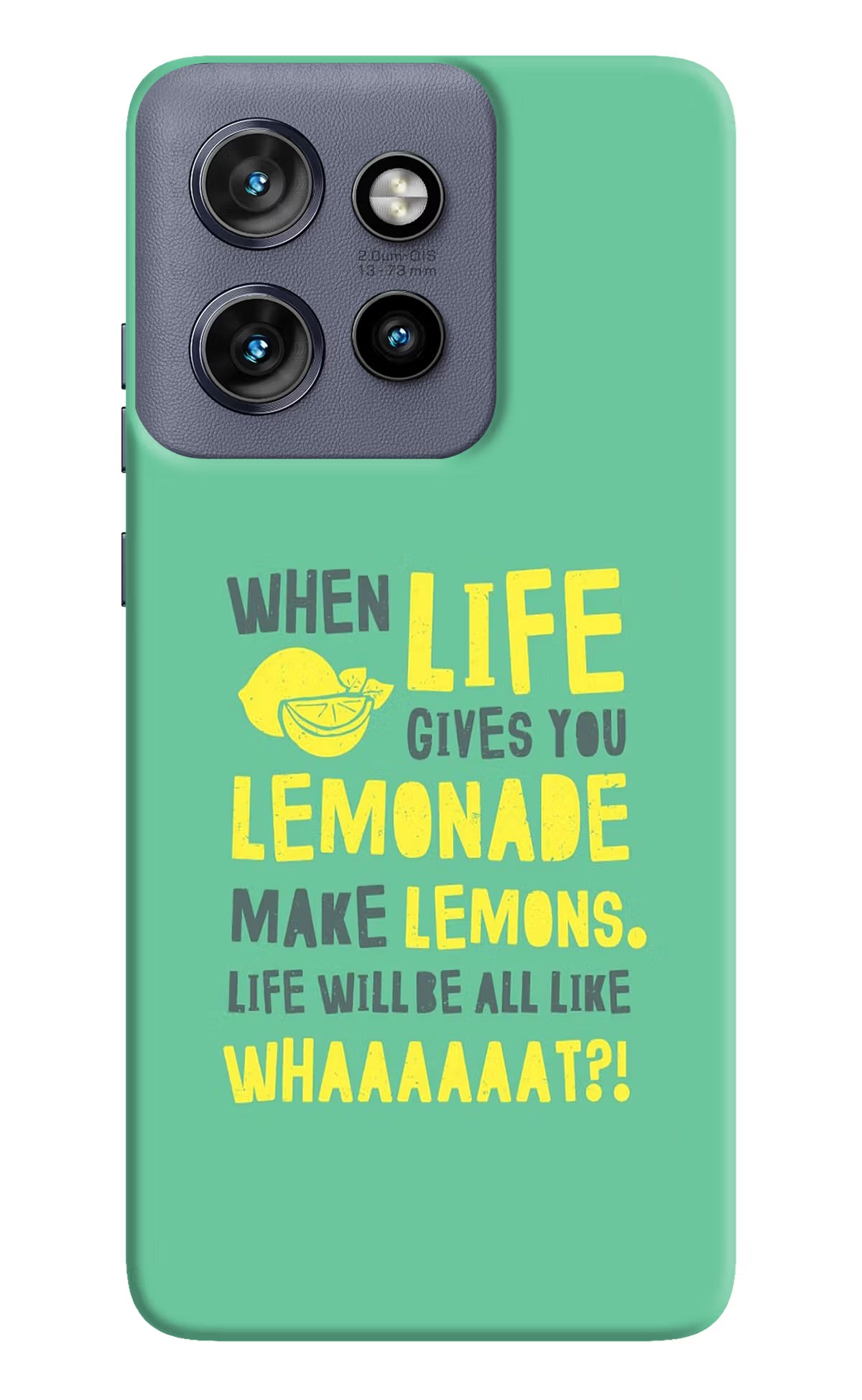 Quote Moto Edge 50 Neo Hard Case Back Cover by Casekaro