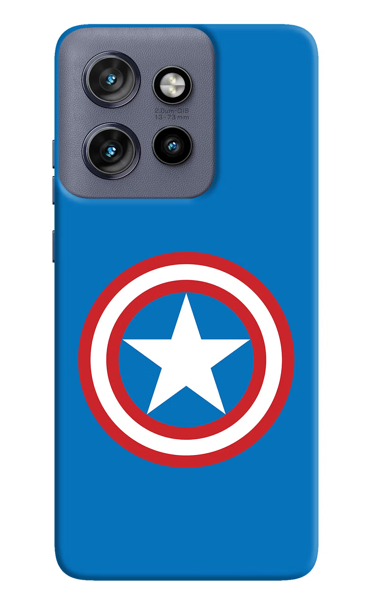 Captain America Logo Moto Edge 50 Neo Hard Case Back Cover by Casekaro
