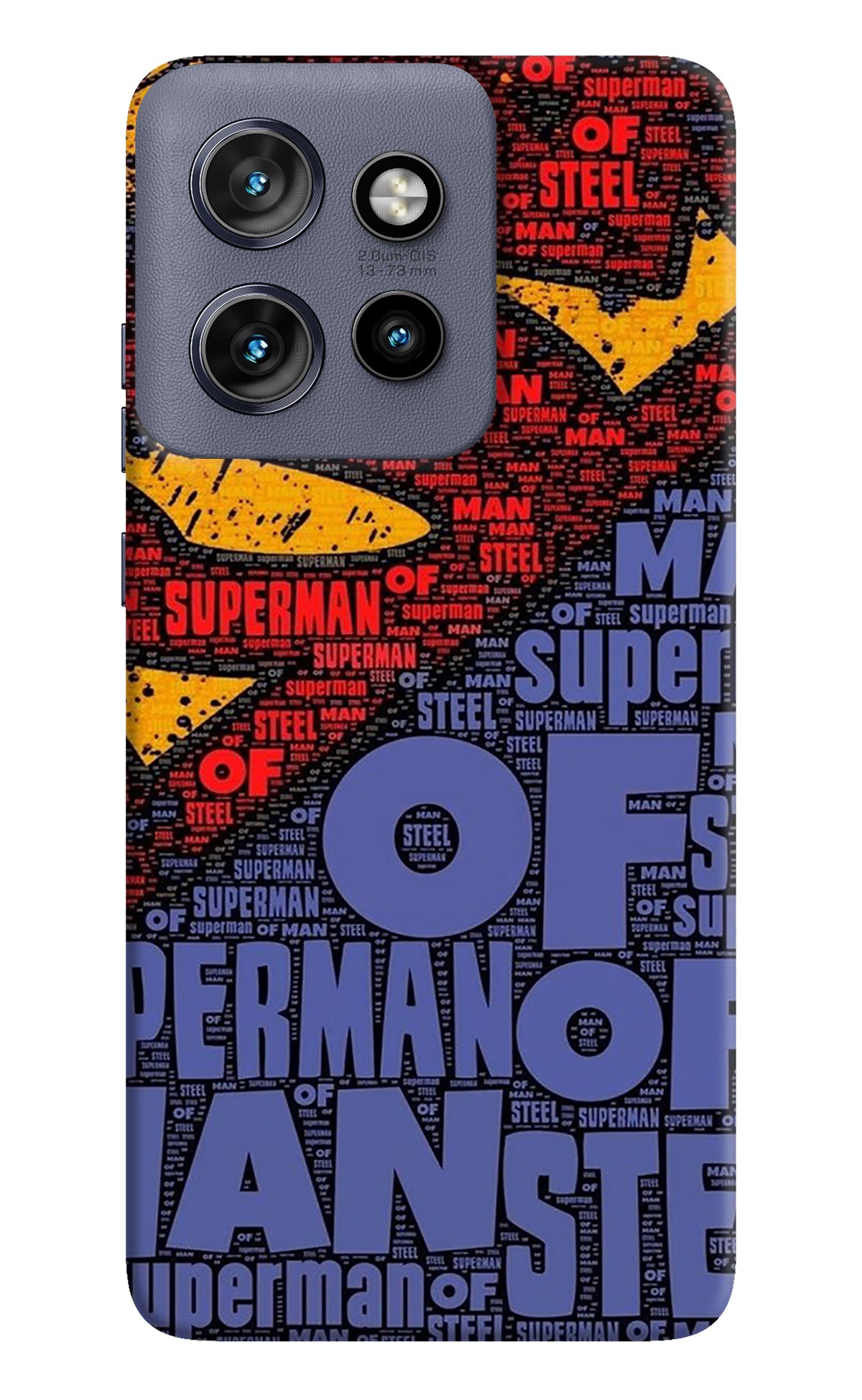 Superman Moto Edge 50 Neo Back Cover