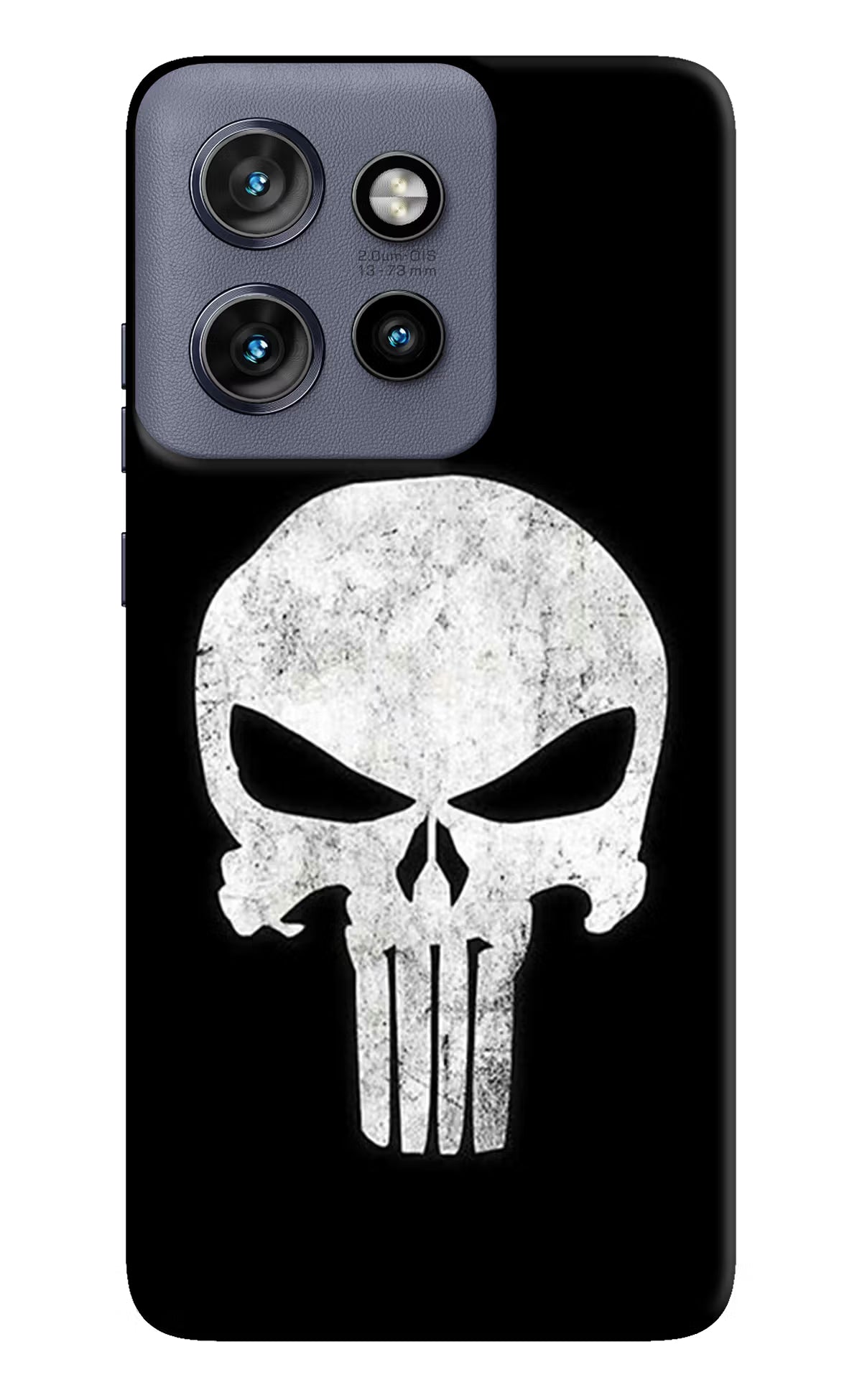 Punisher Skull Moto Edge 50 Neo Hard Case Back Cover by Casekaro