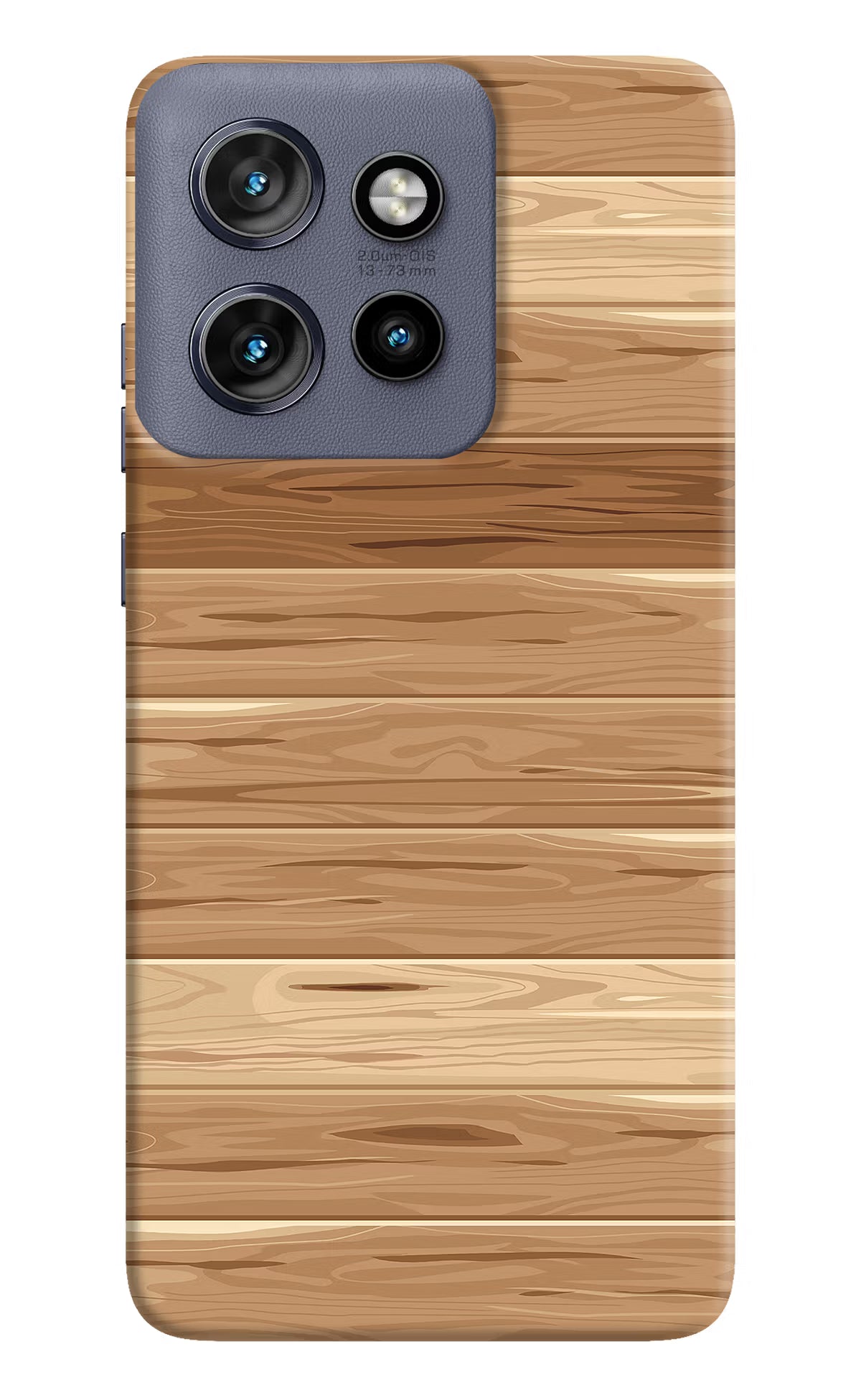Wooden Vector Moto Edge 50 Neo Hard Case Back Cover by Casekaro