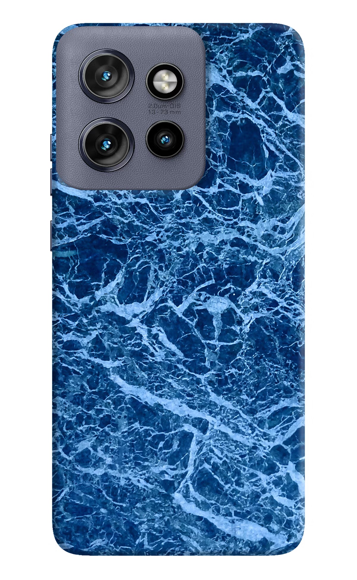 Blue Marble Moto Edge 50 Neo Hard Case Back Cover by Casekaro