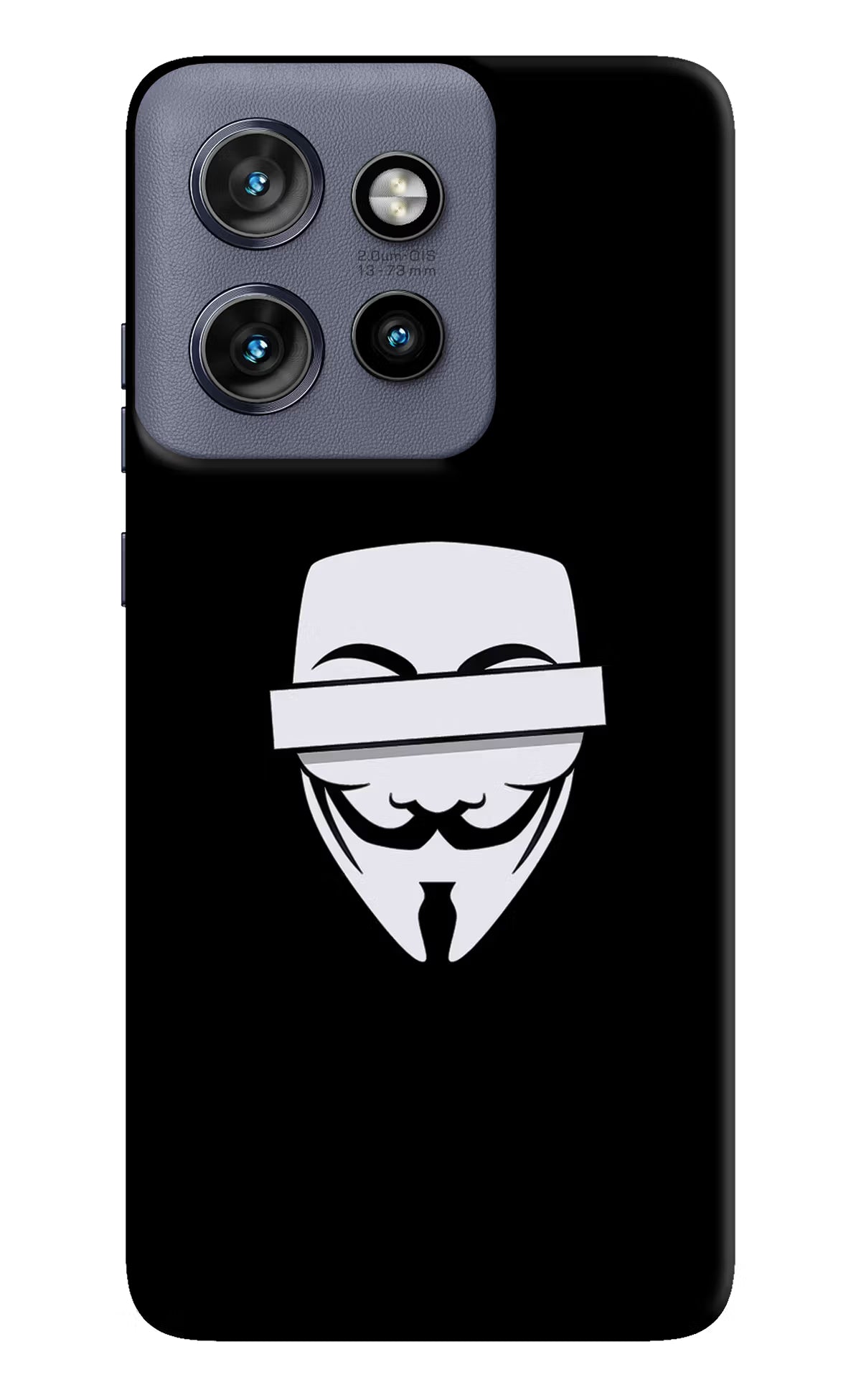 Anonymous Face Moto Edge 50 Neo Hard Case Back Cover by Casekaro