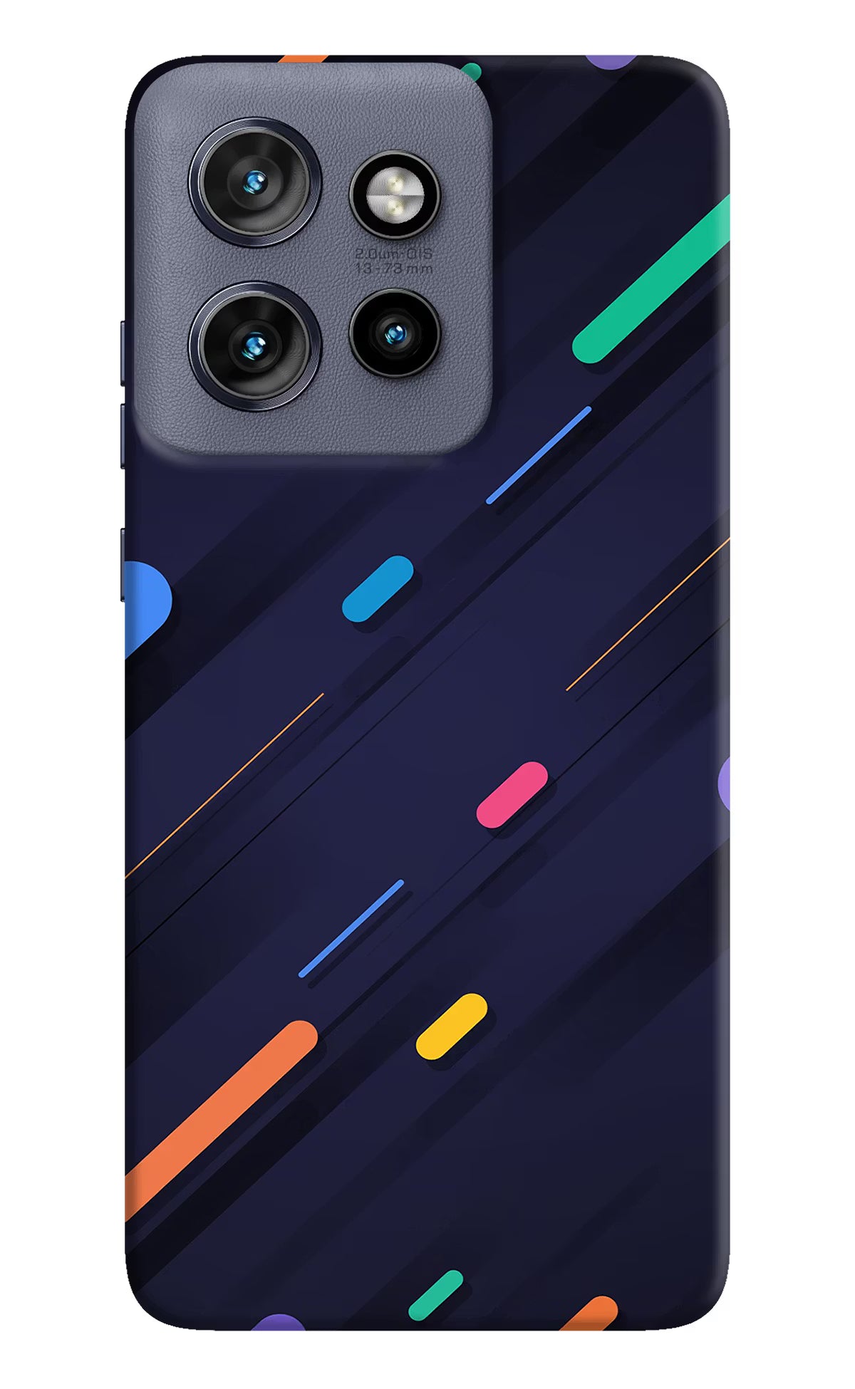 Abstract Design Moto Edge 50 Neo Hard Case Back Cover by Casekaro