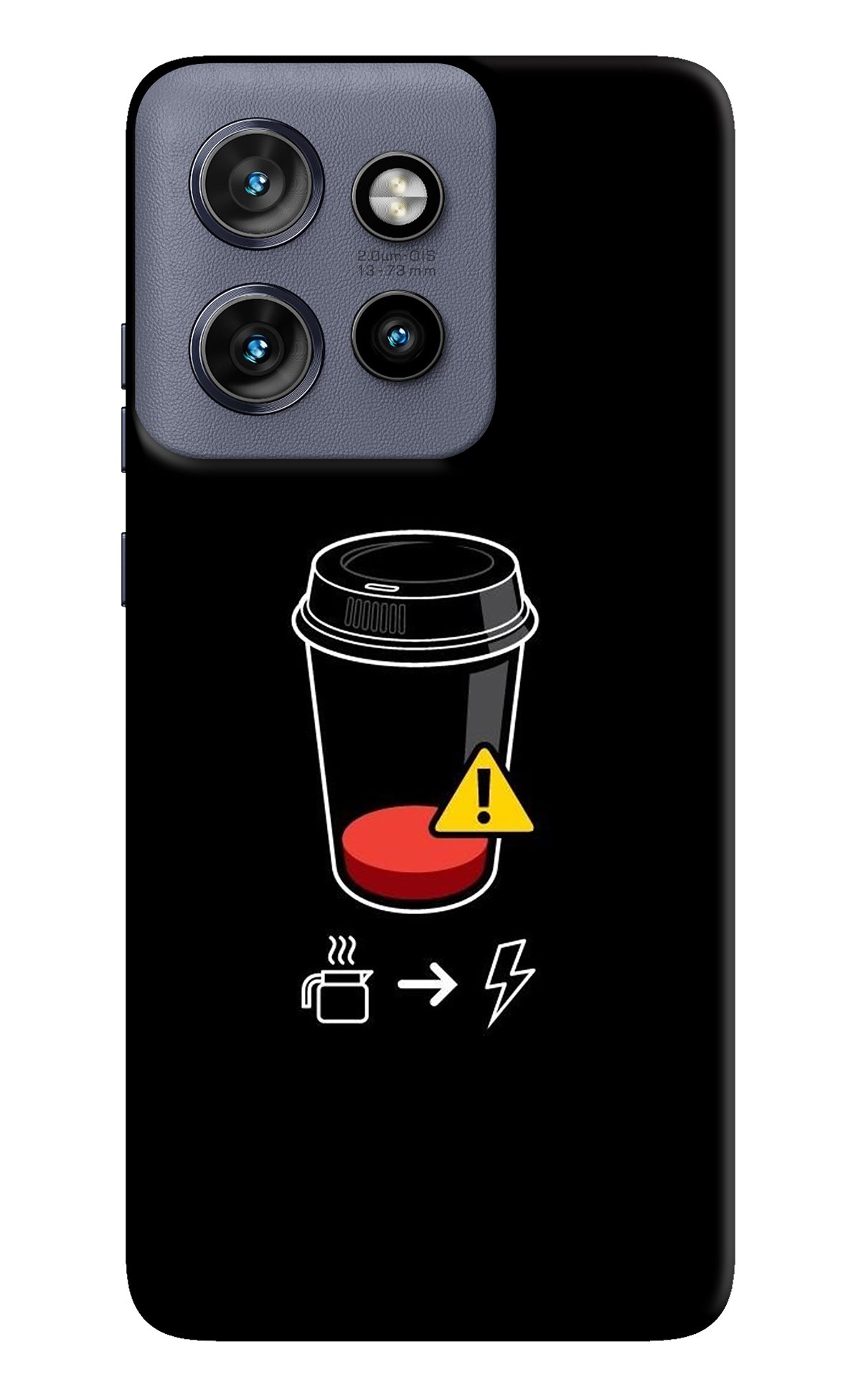 Coffee Moto Edge 50 Neo Back Cover