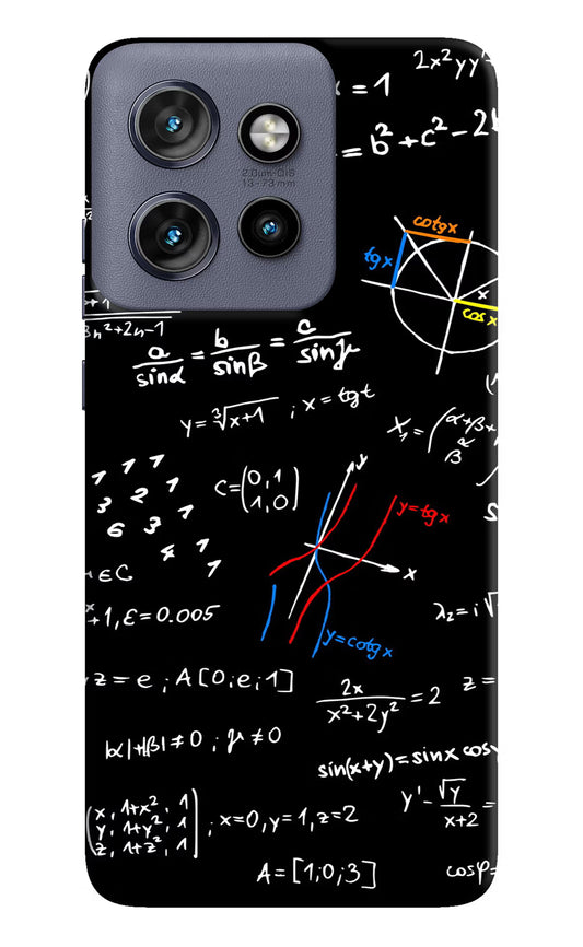 Mathematics Formula Moto Edge 50 Neo Hard Case Back Cover by Casekaro