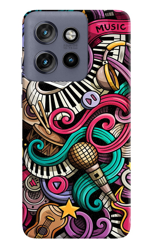 Music Abstract Moto Edge 50 Neo Back Cover