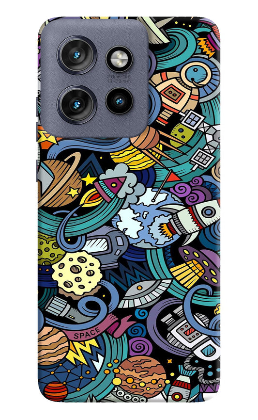 Space Abstract Moto Edge 50 Neo Hard Case Back Cover by Casekaro